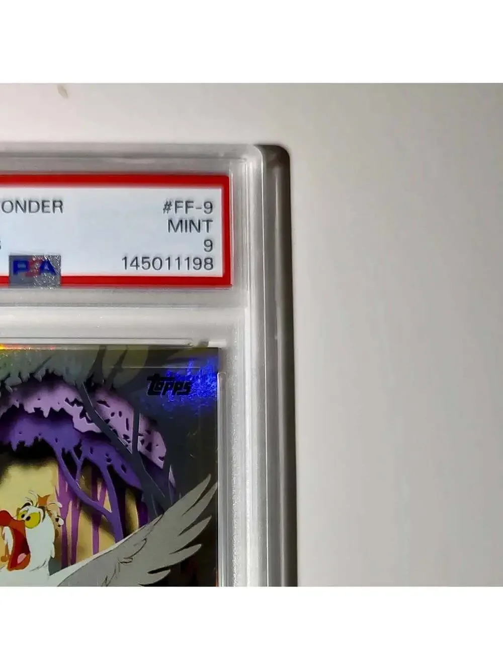 Scuttle 2025 Topps Disney #FF-9 Furry Friends Card The Little Mermaid PSA 9 Mint